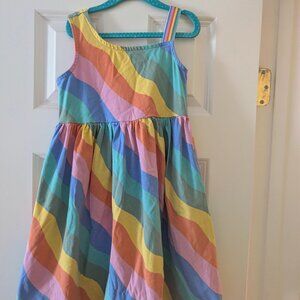 Hanna Andersson Novelty Printed Rainbow Skater 6-7